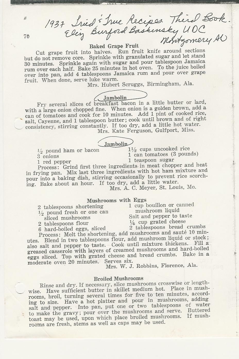 Jambalaya history, origins and etymology